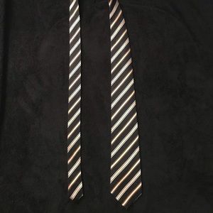 Stafford Performance Black and Gold Tie